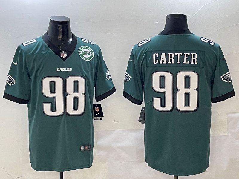 Men Philadelphia Eagles #98 Carter Green Second generation Nike 2025 Limited NFL Jersey style 3->philadelphia eagles->NFL Jersey